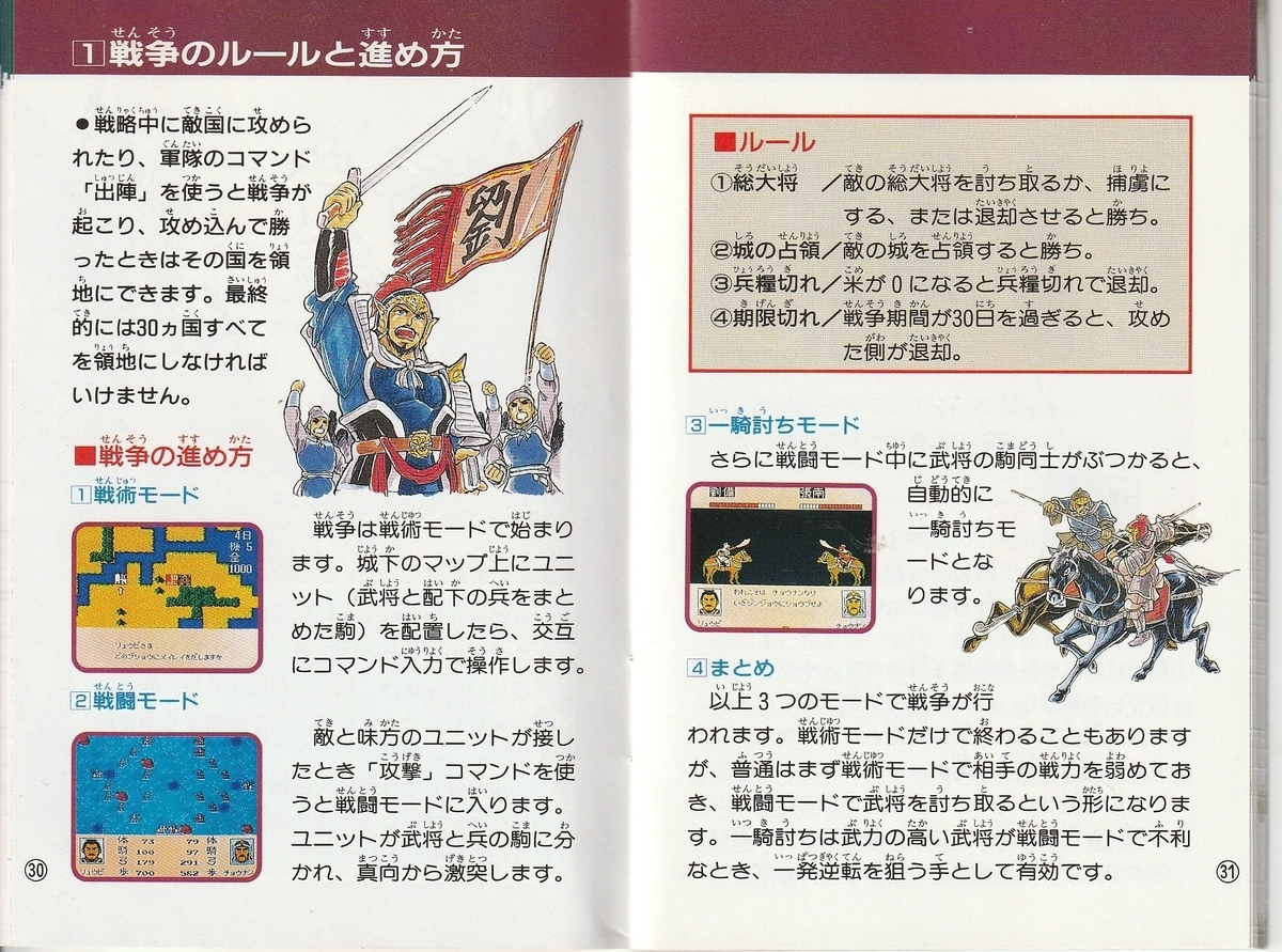 三国志Ⅱ 覇王の大陸』1992年／ファミコン - レトロゲームの説明書保管庫