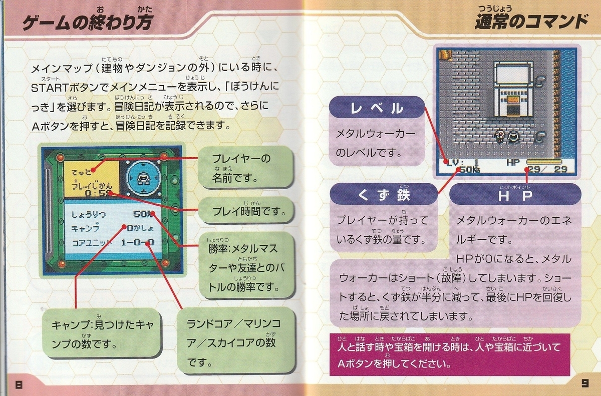 爆走戦記メタルウォーカーGB 鋼鉄の友情』1999年／ゲームボーイ