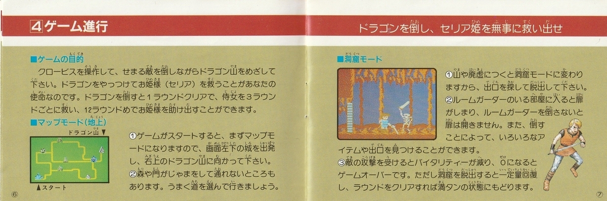 ドラゴンバスター』1987年／ファミコン - レトロゲームの説明書保管庫