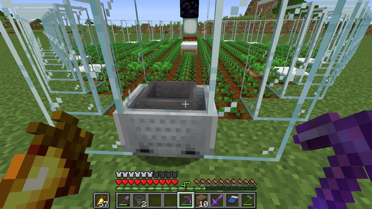 マイクラ1 19 1 18 超簡単に作れる全自動村人式農場の作り方 解説 Java 統合版 Minecraft Easy And Auto Villager Crop Farm マインクラフト Je Be 便利装置 農作物収穫機 じゃがいもゲームブログ