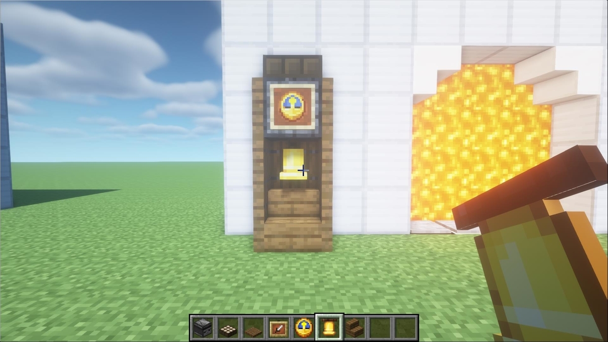 【マイクラ1.21】おじいさんの時計の作り方 Minecraft Grandfather clock【マインクラフト/建築
