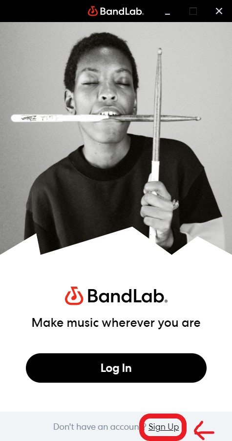 BandLabサインイン
