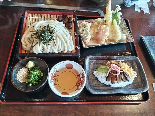 上定食（ざるうどん）
