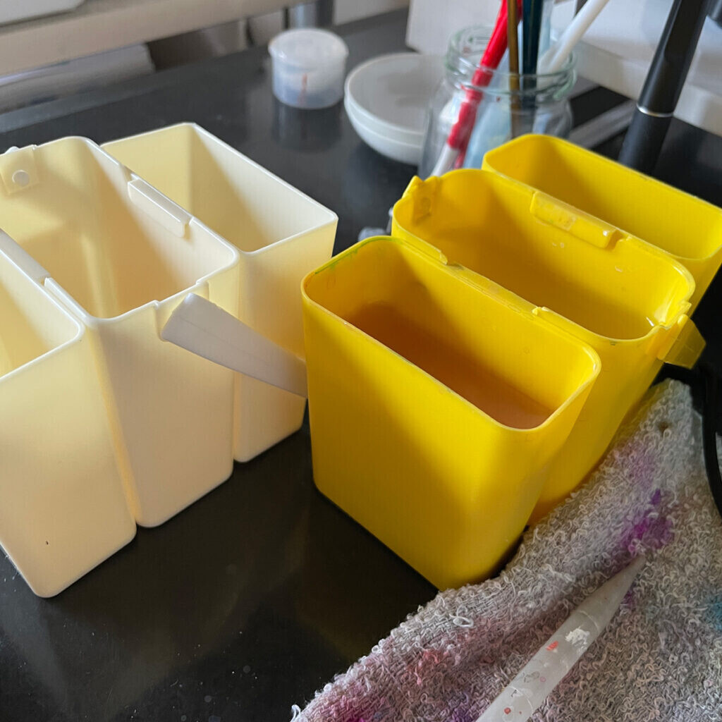 筆洗は100均で買うべきじゃないとわかった - 桃蝶画房