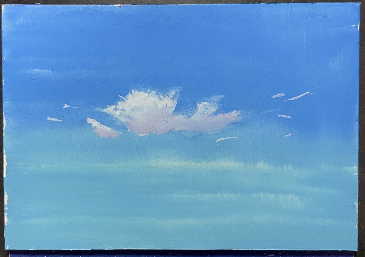 アニメ流風景スケッチ実践 空と雲の描き方 - 桃蝶画房