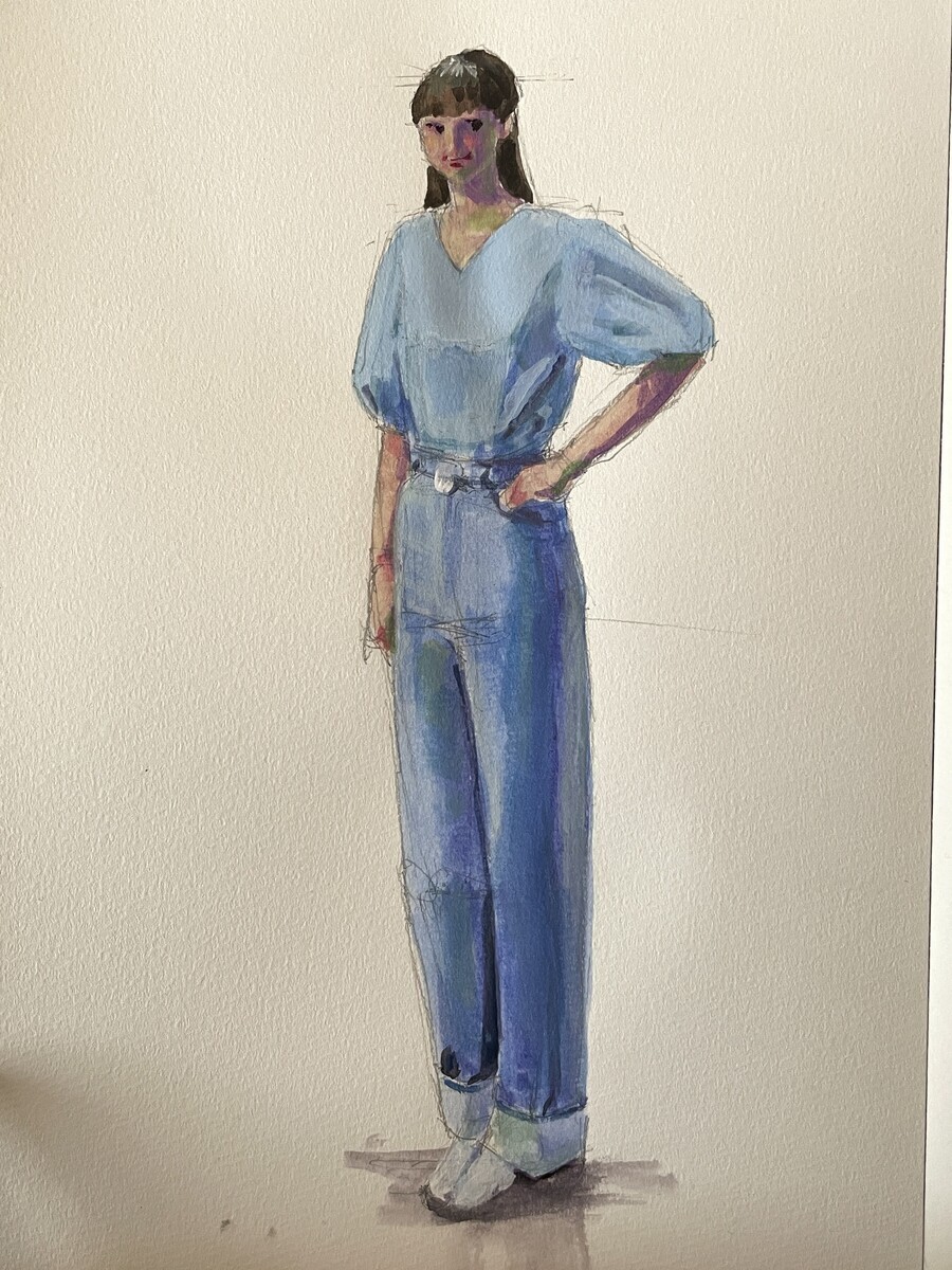 某有名芸能人手書きのアクリル絵　絵画　運が上がる Ren | 【無題】 黒の力強さと疾走感を表現しました。 流れる