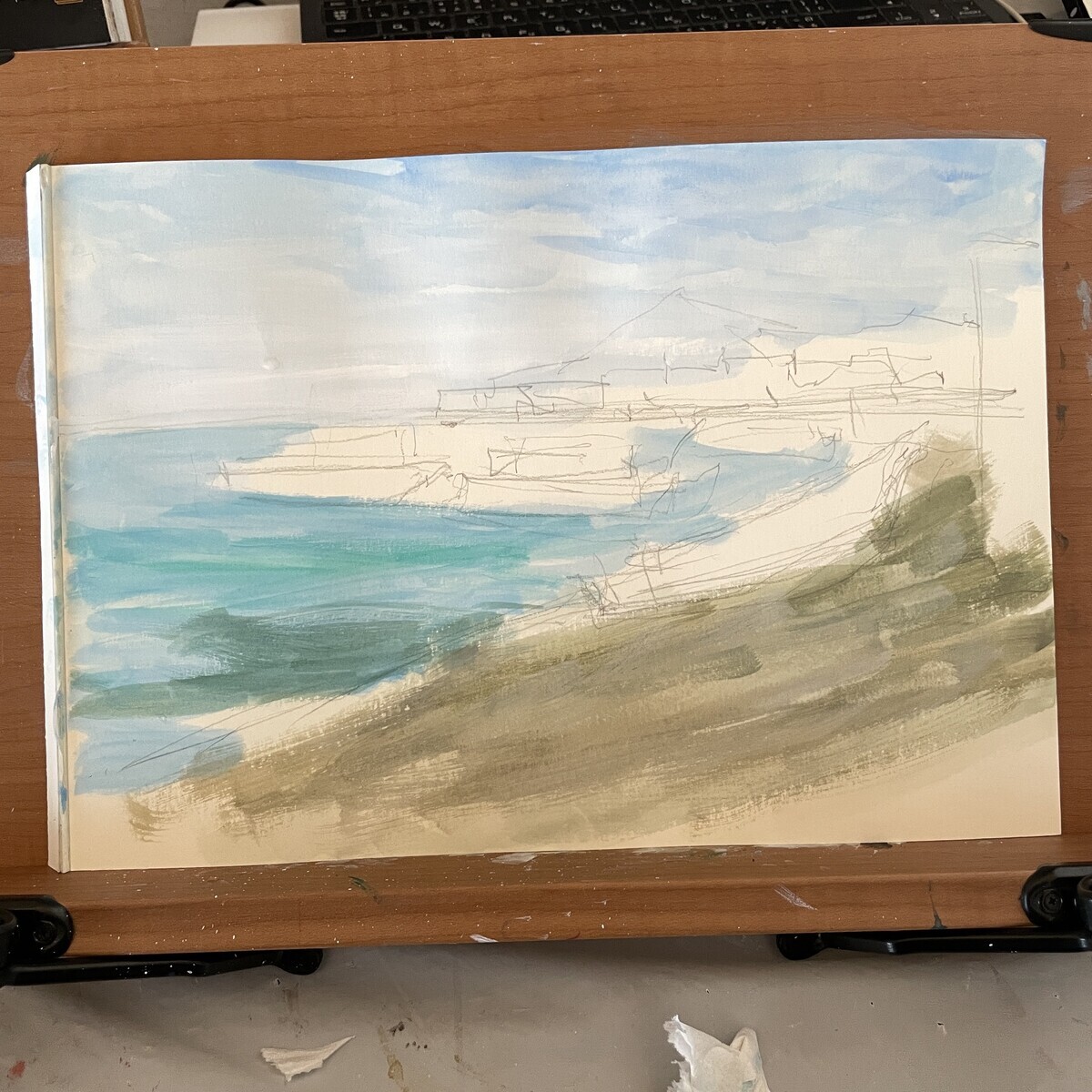 釧路港を描いた油絵です。 釧路港を描いた油絵です。 釧路港を描いた油絵です。 釧路港