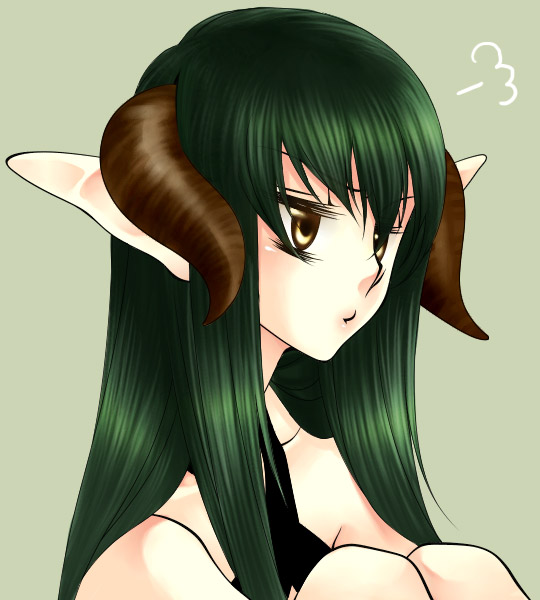 拗ねてるミュリアたんのぬり絵をぬりぬりしてみた