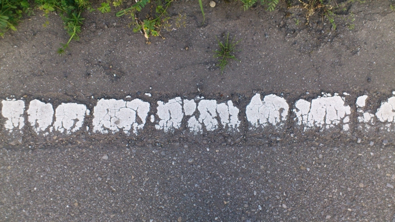 工事現場の瓦礫を捨てる場所