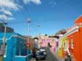 BO-KAAP地区。今はマレー系の人が住む建物が特徴的な地域