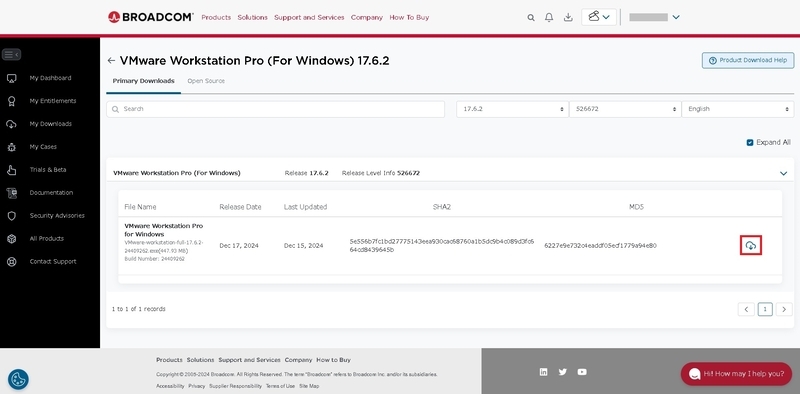 VMware Workstation Pro が無償化されたので試してみた (1