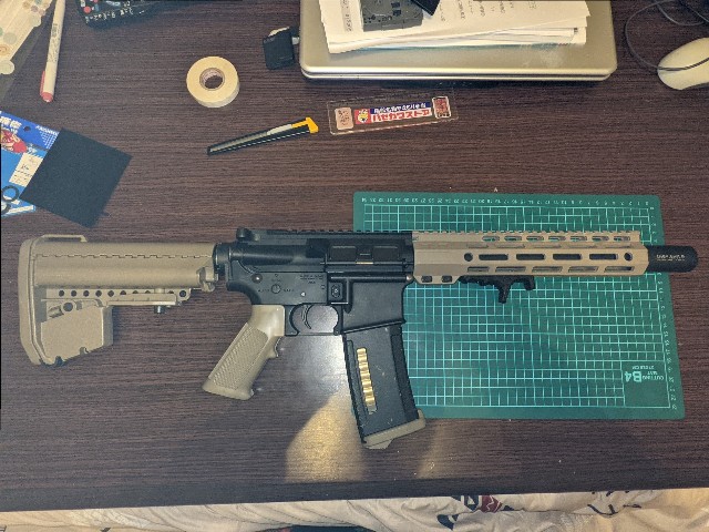 71射目 東京マルイ 次世代電動ガン CQB-Rのハンドガード交換計画④