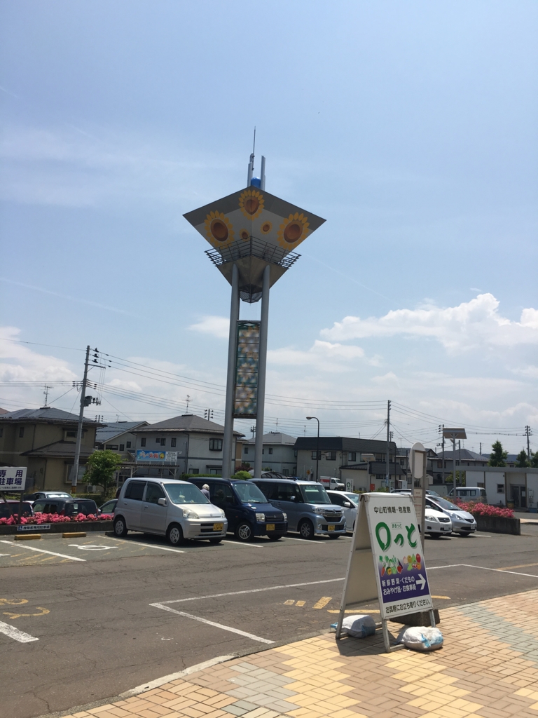 ひまわり温泉ゆららの看板