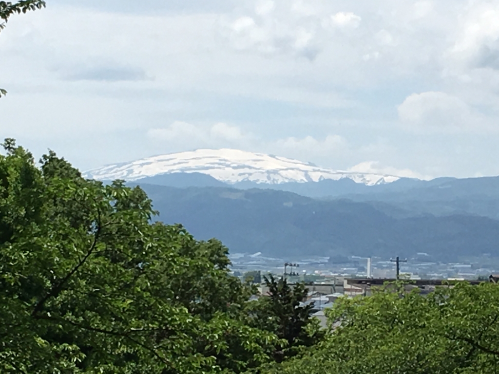 月山も綺麗な眺めでした