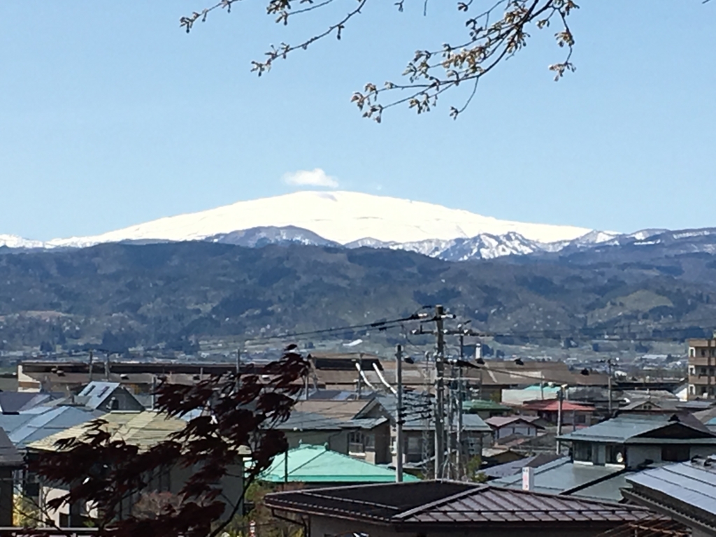 月山の眺め