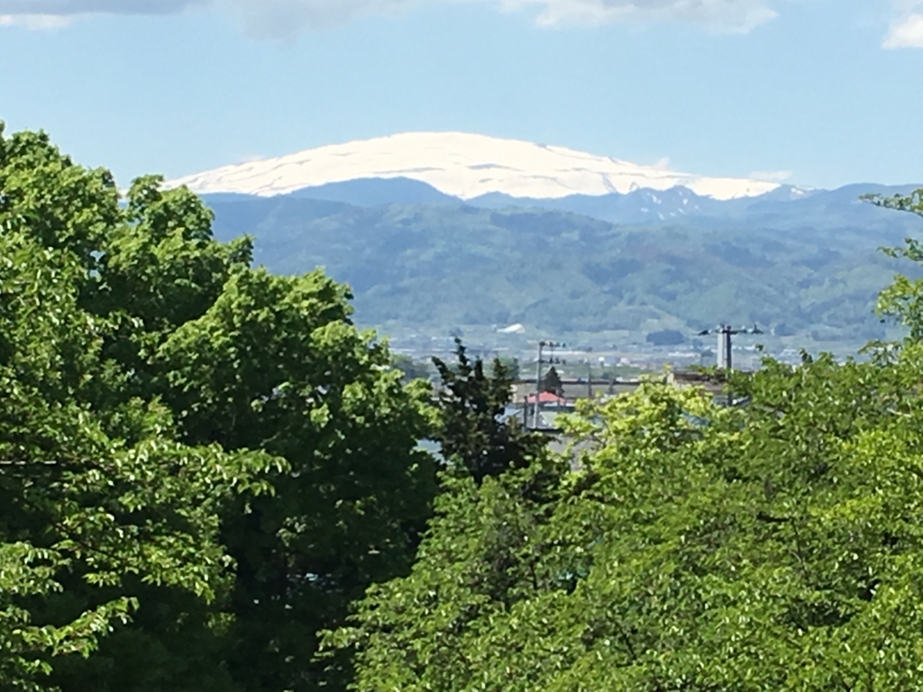 f:id:jdy00247:20170524172643j:plain 月山のズームアップ