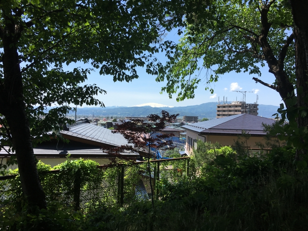 大日様から月山眺め