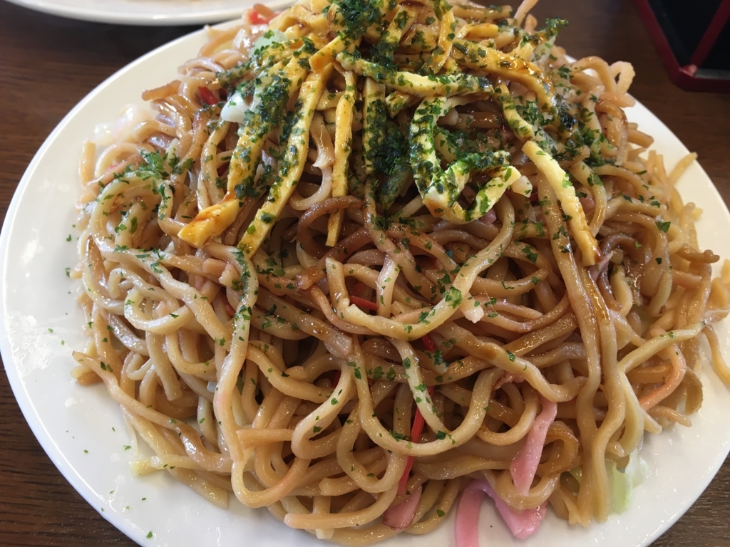 f:id:jdy00247:20170628104207j:plain 焼きそば大盛り