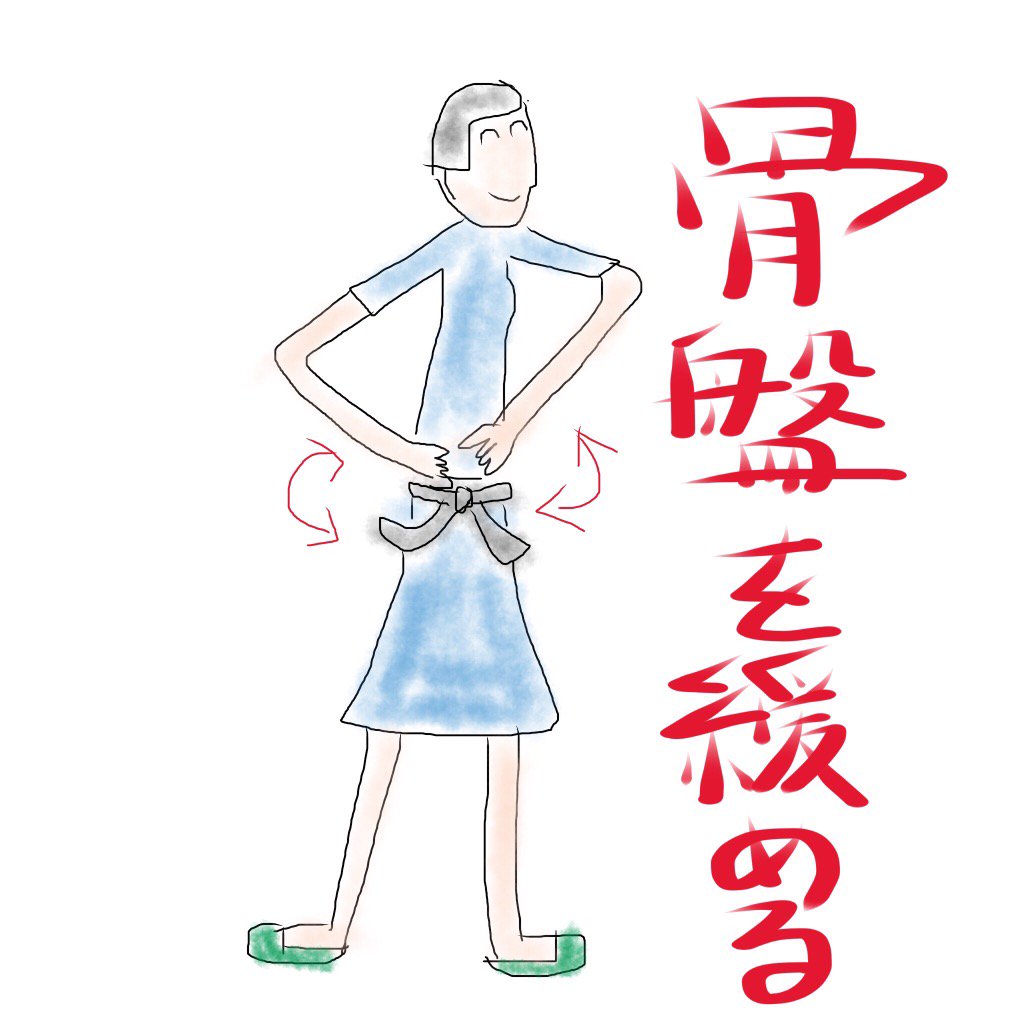 f:id:jdy00247:20170929121010j:plain 骨盤を緩める