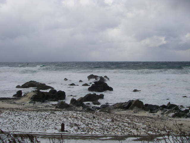 青森県深浦町　「厳冬日本海」