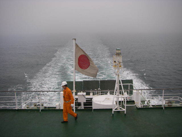 Imgp6481080720 八戸からフェリーは一路苫小牧を目指す