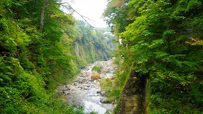 小安峡・不動滝