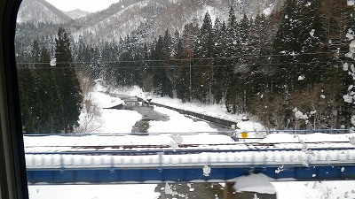 山形新幹線つばさからの車窓