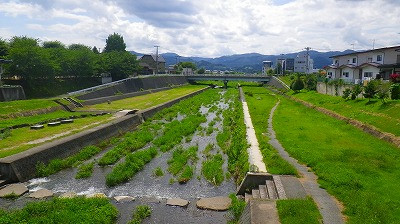 喫茶店の窓からの眺め