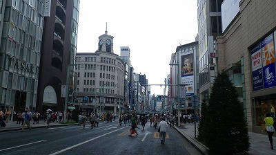 東京銀座の歩行者天国