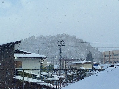 冬の若木山風景"