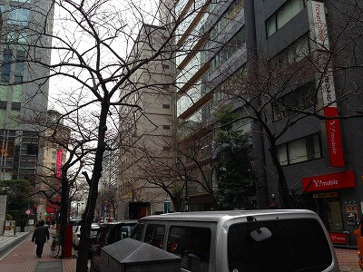 0120208 東京、日本橋の桜の木"