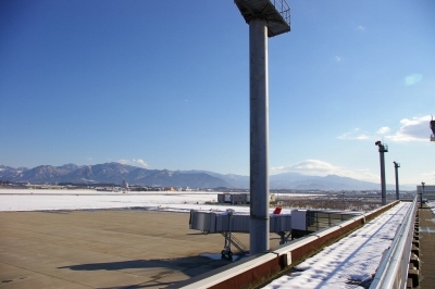 山形空港からの眺め