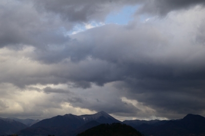 若木山上空の空