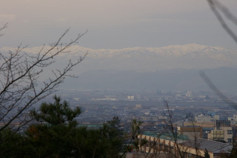 朝日連峰眺め