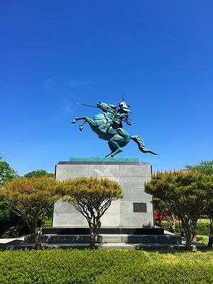 I山形市霞城公園　最上義光公