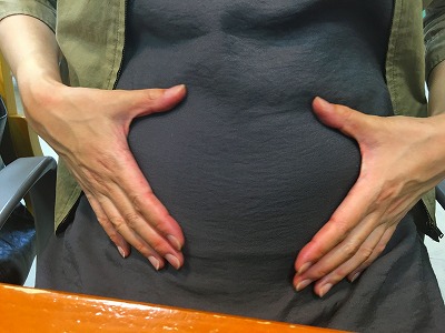 Img_17950530 不妊症のお客様、妊娠5ヶ月嬉しいお腹です!