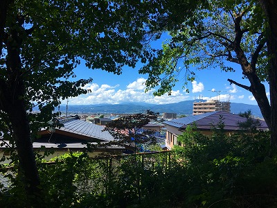 月山の眺め