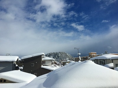 青空、若木山