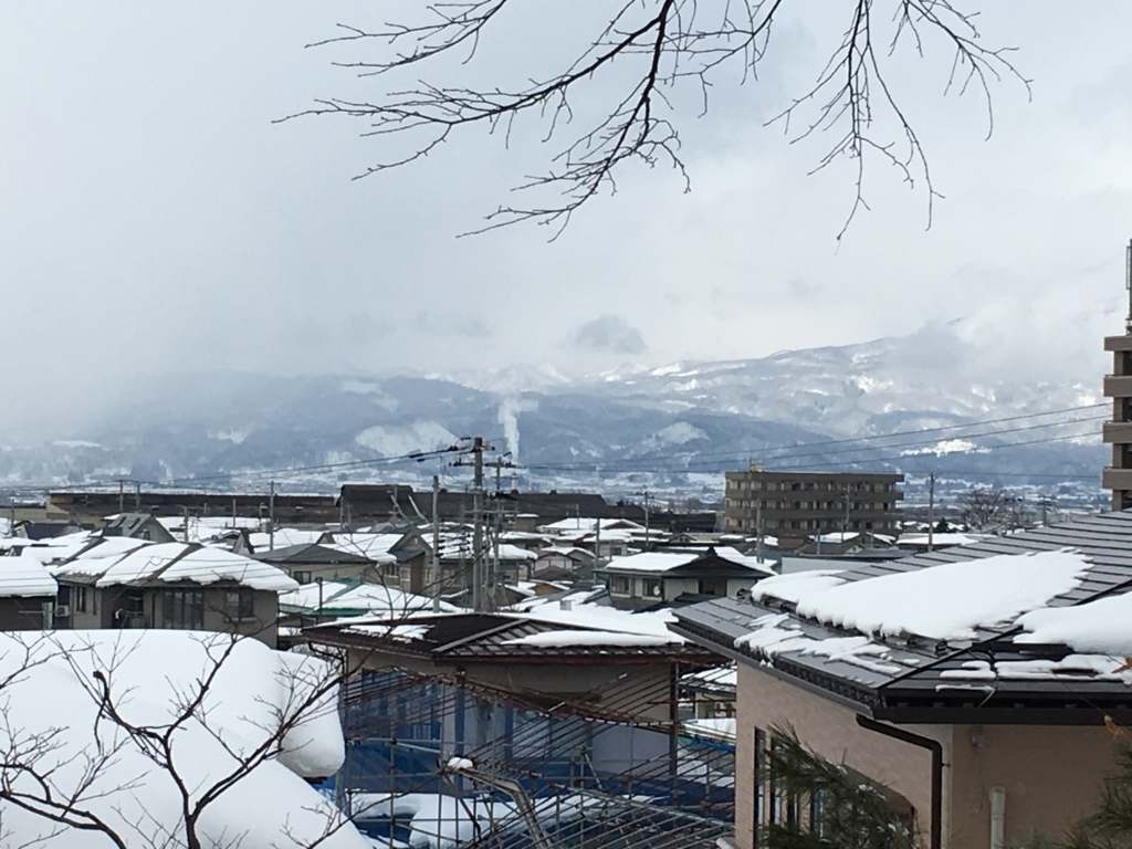 f:id:jdy00247:20180207164807j:plain 大日さまからの月山眺め