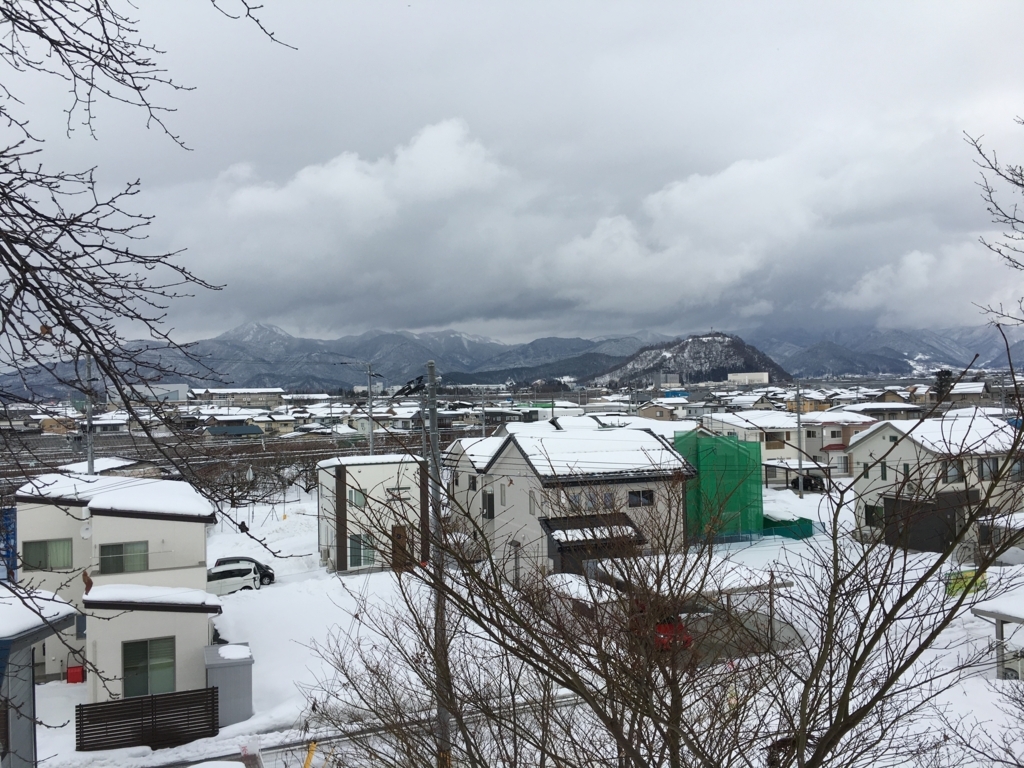 f:id:jdy00247:20180207165009j:plain 大森山、甑岳の眺め