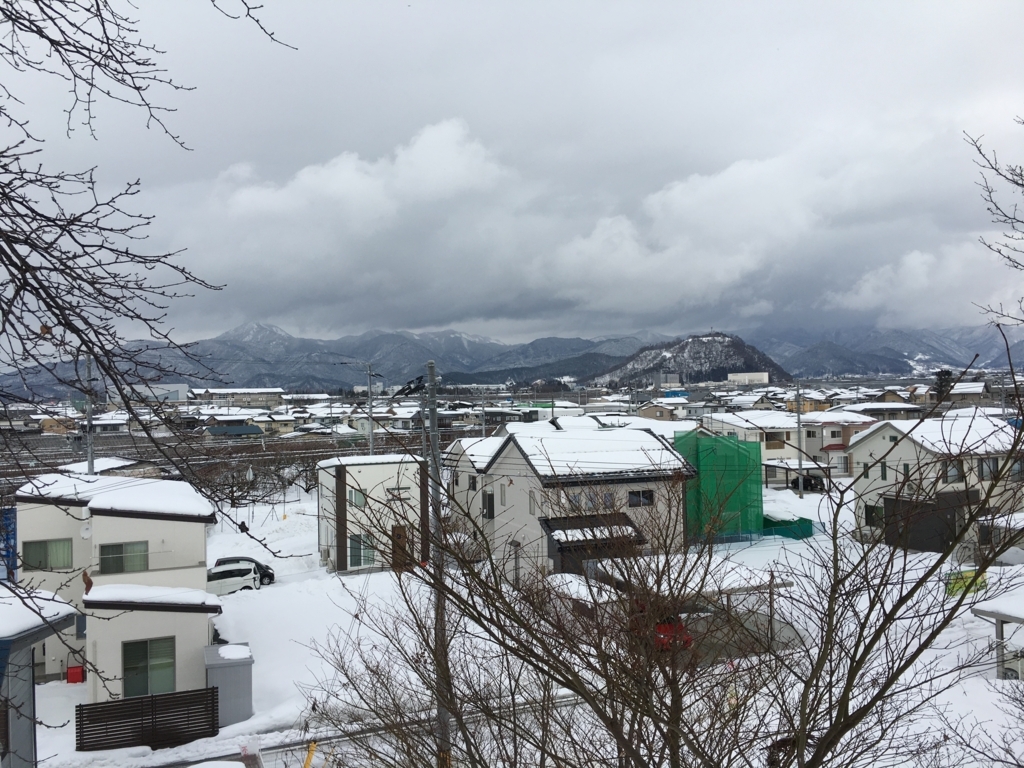 大森山、甑岳の眺め