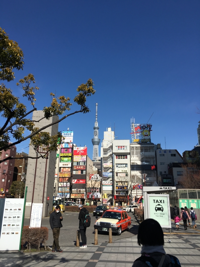 錦糸町からの東京スカイツリーの眺め