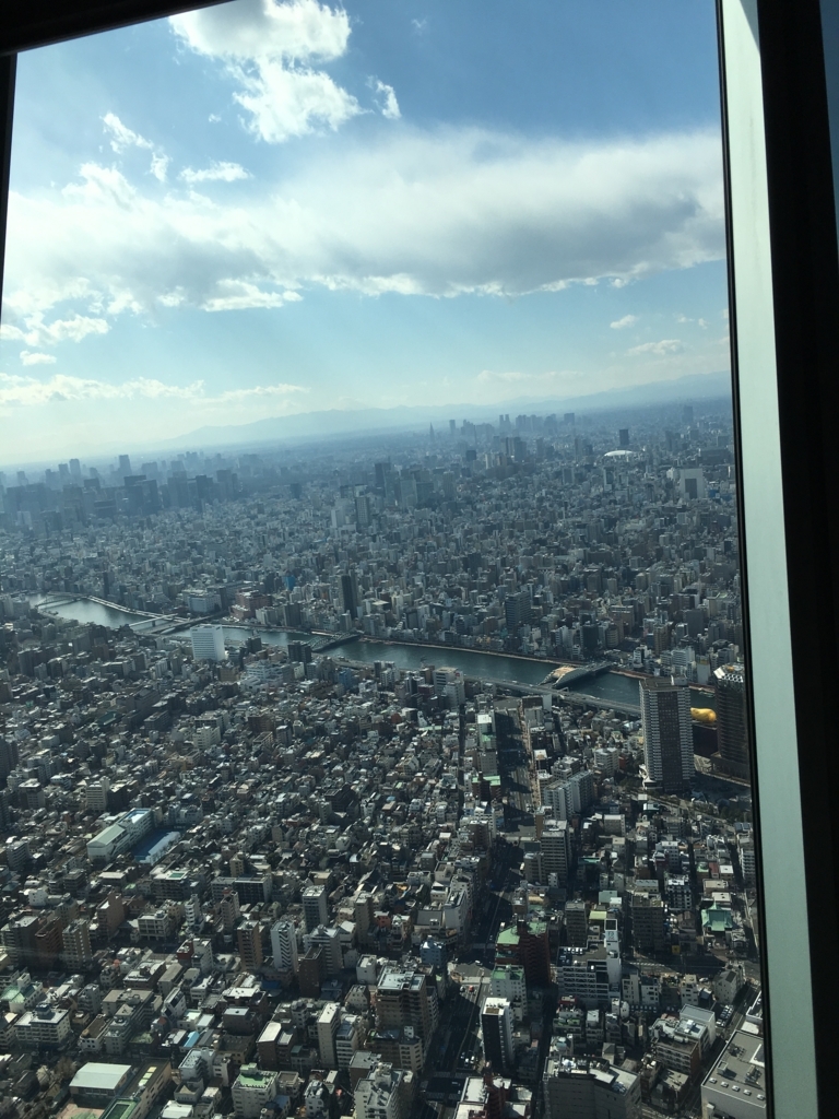 f:id:jdy00247:20180214113657j:plain 東京スカイツリーからの眺め