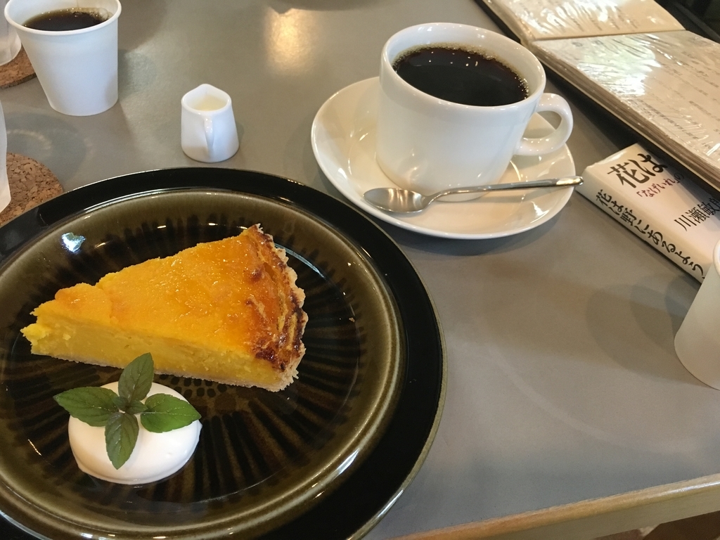 ケーキとコーヒー