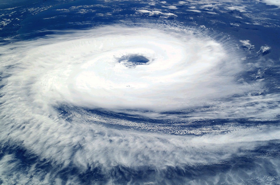 台風の画像です。