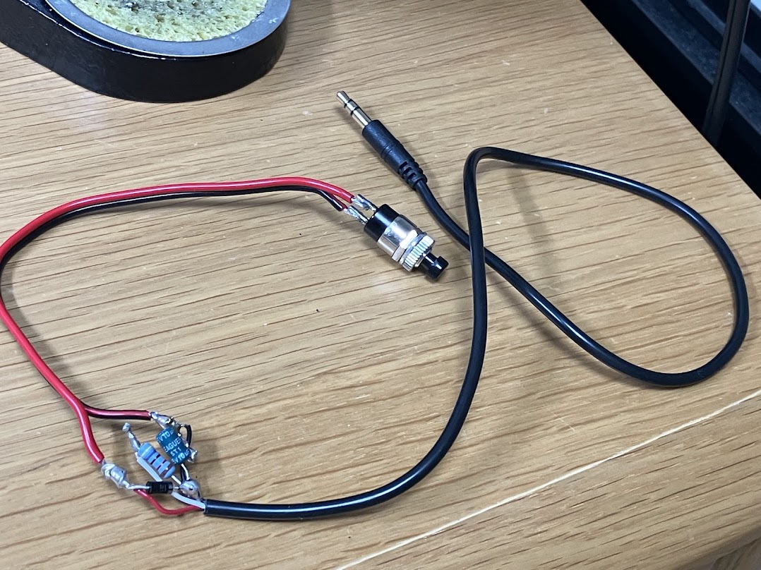 IC-705でATUチューニングのために10Wキャリアを出すスイッチ
