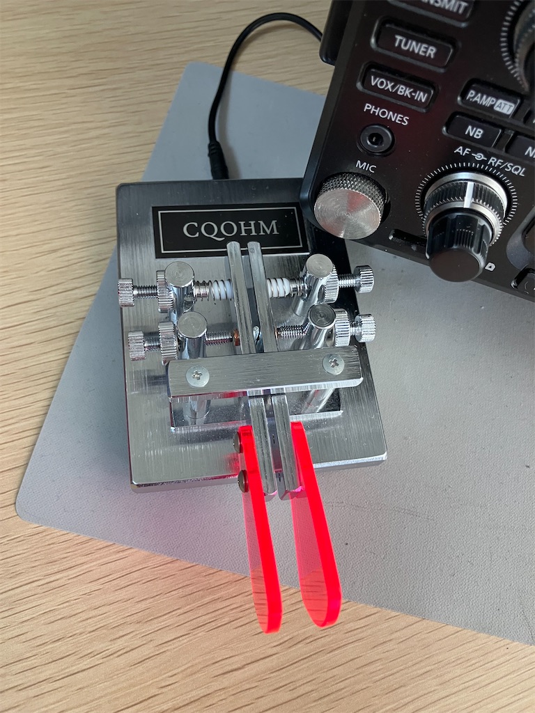 CQオーム CW-ONE PROパドル - アマチュア無線局 JF0RRH