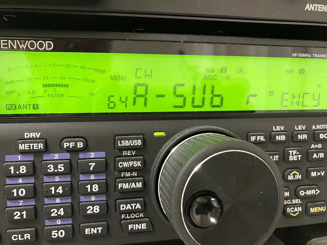 TS-590SGのサブ受信機化 - アマチュア無線局 JF0RRH