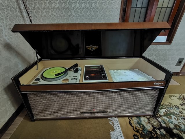 オーディオラック　昭和レトロ　説明書付き　貴重！ 昭和のステレオ － ビクター BR-500 － - CQ DE JF3PLF