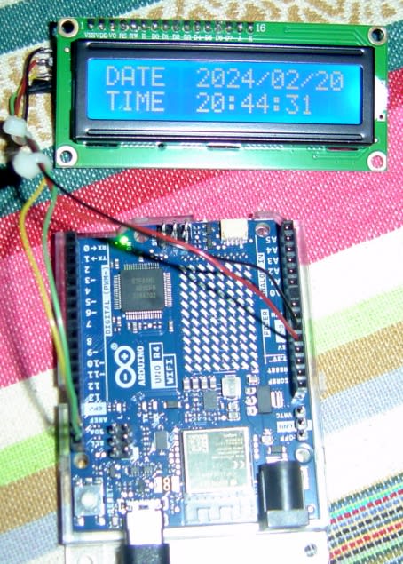 Arduino UNO R4 WiFi RTC その1 - JH7UBCブログ